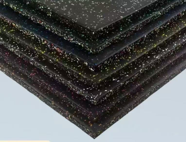 Commercial Strength Training Rubber Flooring 15mm – 1m x 1m Tile for Squat & Deadlift Zones