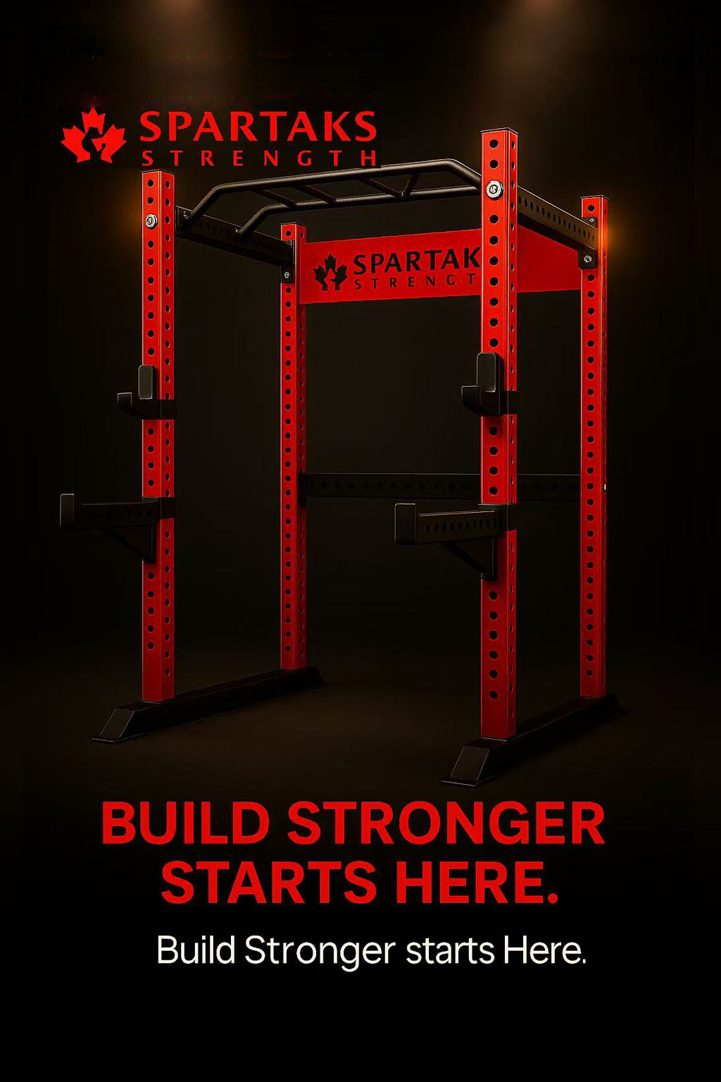 KB2401 Full Cage Squat Rack | 3”x3” 9-Gauge Steel | Heavy-Duty Garage Gym Power Rack