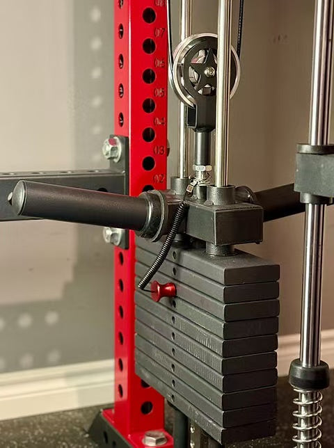 KB24 Extended Weight Stack Upgrade with Rods | Custom Add-On for Functional Trainers $2.5/lb