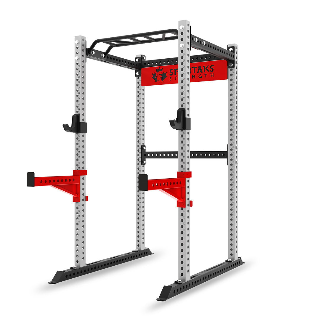 KB2401 Full Cage Squat Rack | 3”x3” 9-Gauge Steel | Heavy-Duty Garage Gym Power Rack