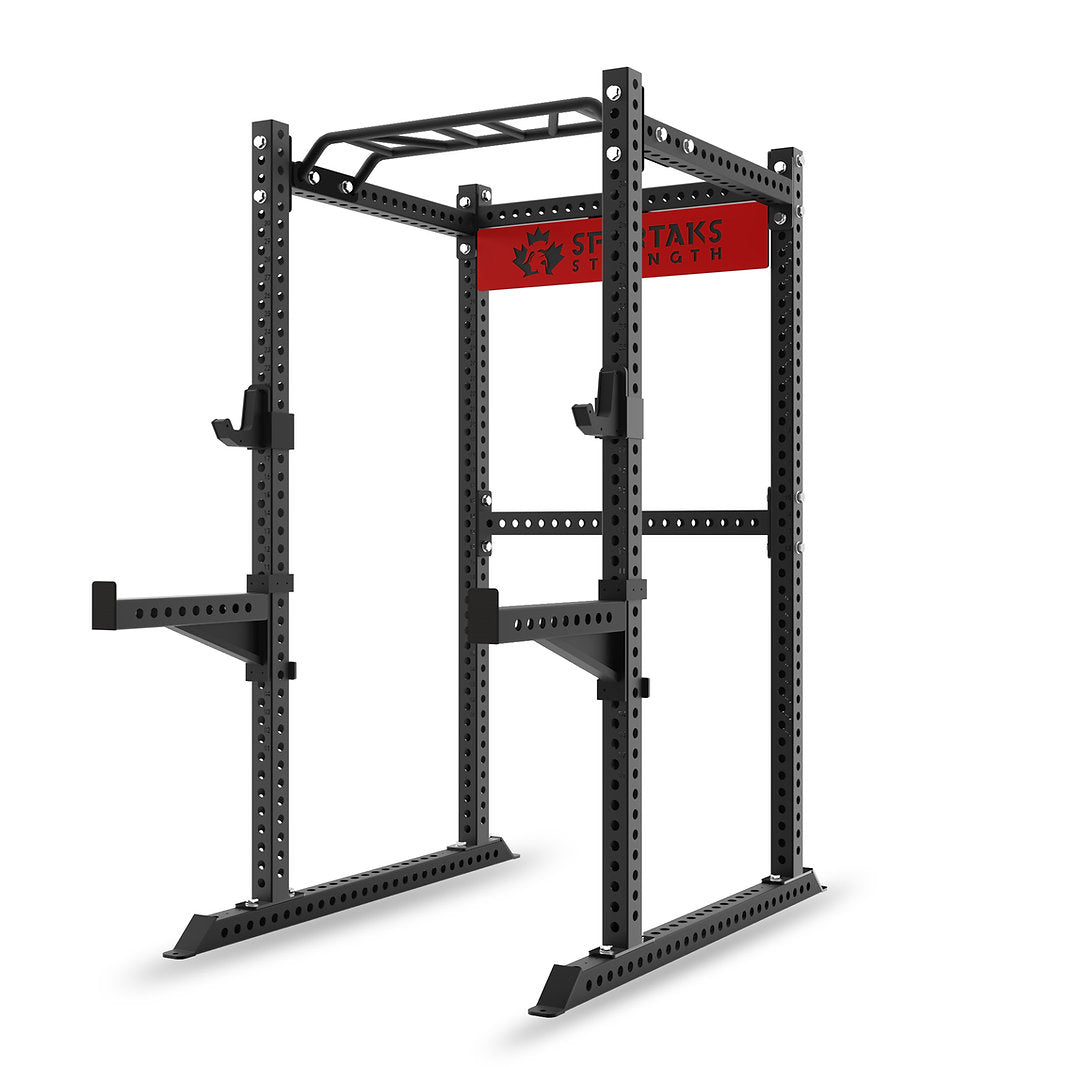 KB2401 Full Cage Squat Rack | 3”x3” 9-Gauge Steel | Heavy-Duty Garage Gym Power Rack