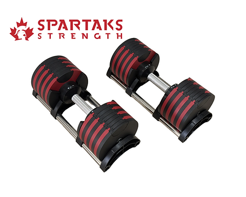 90LB Adjustable Dumbbells Pair -5LB Increments