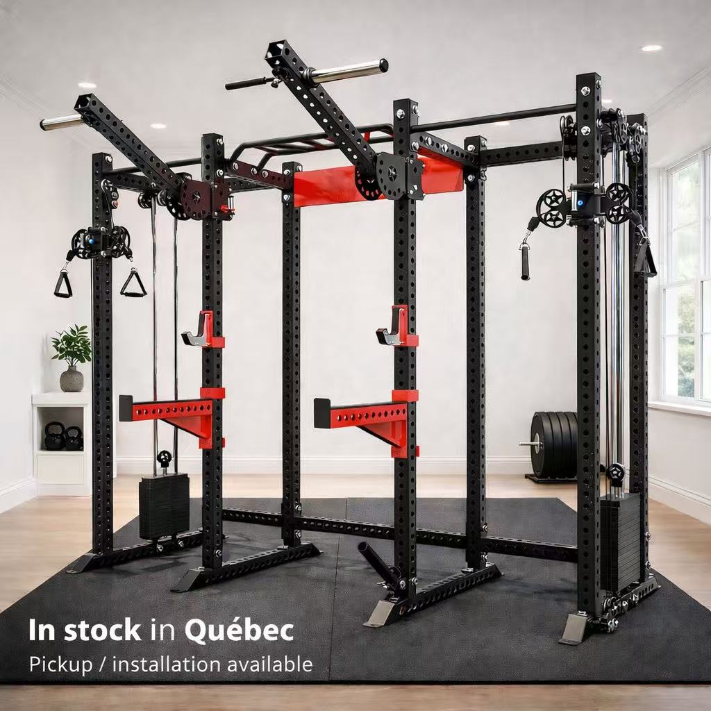 QM1108 | 8-Post All-In-One Functional Trainer | 3”x3” 9-Gauge Steel | Commercial-Grade Strength System