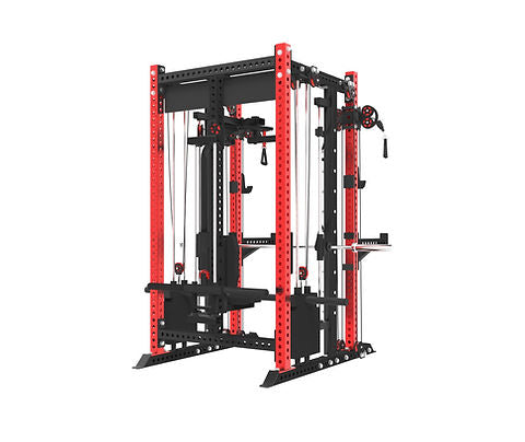 KB2407 – Smith Machine + Pec Deck + Stack Combo | 3"x3" 9-Gauge Steel | All-in-One Trainer