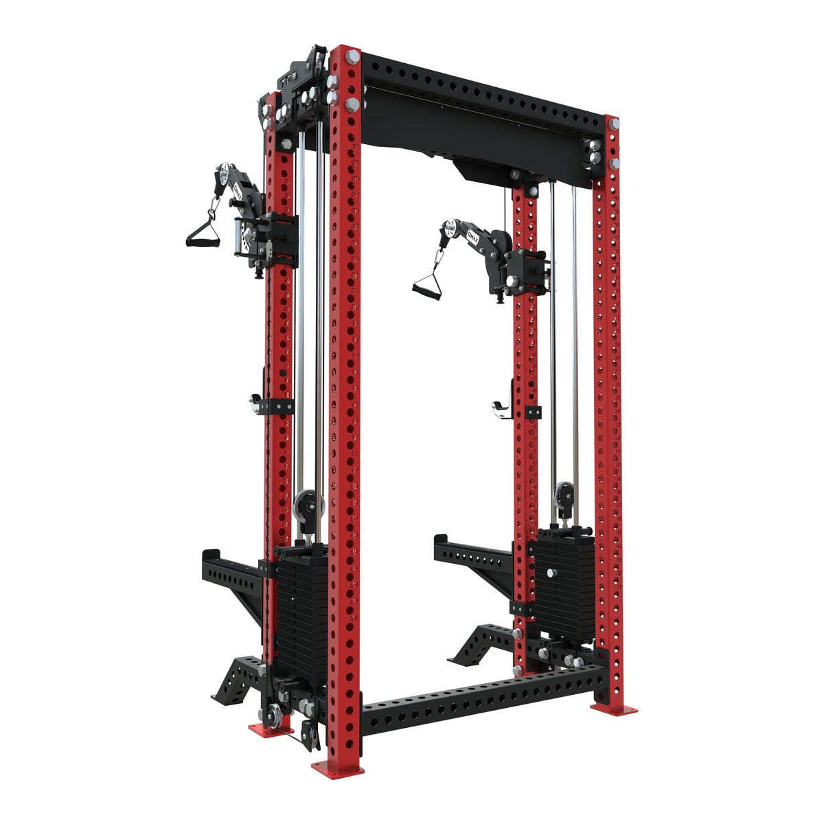 QMAX Cyclone Functional Trainer, rear three-quarter view