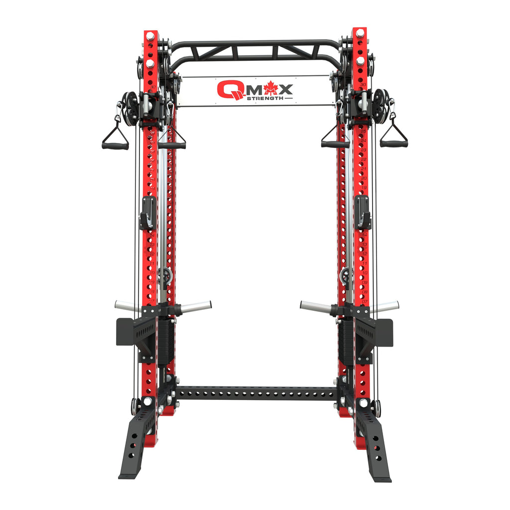 QMAX Dual-Handle Functional Trainer, front view